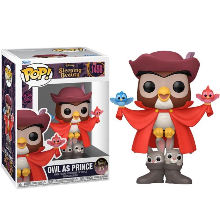Funko Pop ! La Bella Addormentata 65Th - (1458) Owl As Prince Figure 9Cm