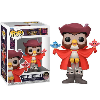 Funko Pop ! La Bella Addormentata 65Th - (1458) Owl As Prince Figure 9Cm