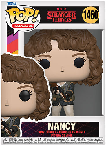 Funko Pop ! Television Netflix Stranger Things S4 (1460) Nancy W/Shotgun 9cm