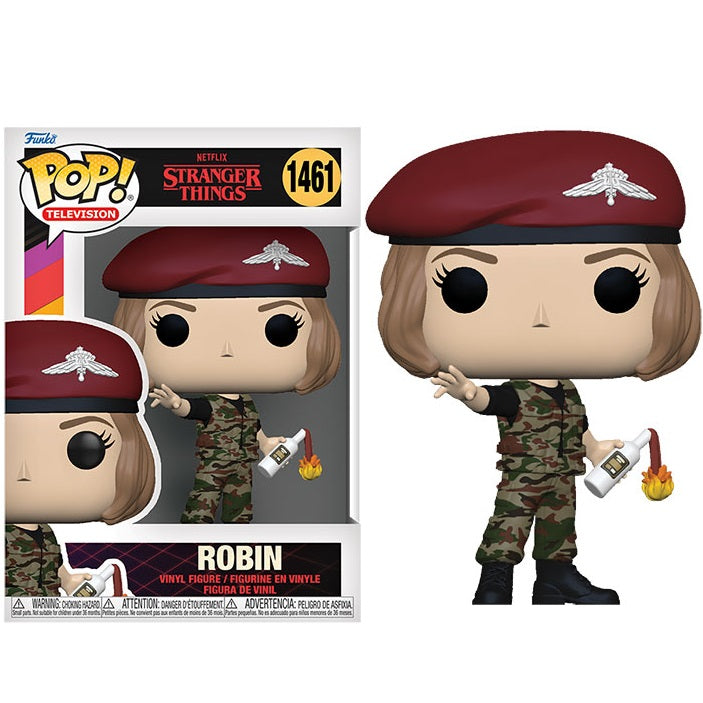 Funko Pop! Television Netflix Stranger Things S4 (1461) Robin mit Cocktail 9cm