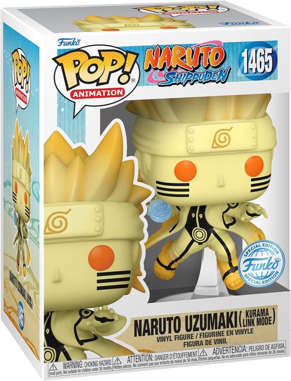 Funko Pop! Animation Naruto Shippuden - (1465) Naruto Kurama Link Mode Special