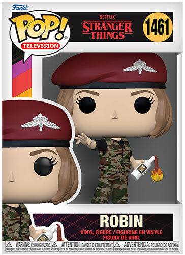 Funko Pop! Television Netflix Stranger Things S4 (1461) Robin mit Cocktail 9cm