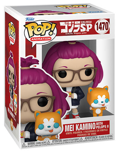 Funko Pop! Animation Godzilla Singular Point (1470) Mei Kamino W/ Pelops Figure