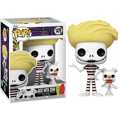 Funko Pop ! Nightmare Before Christmas - (1470) Jack Skellington W/ Zero Beach