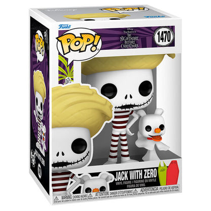 Funko Pop ! Nightmare Before Christmas - (1470) Jack Skellington W/ Zero Beach