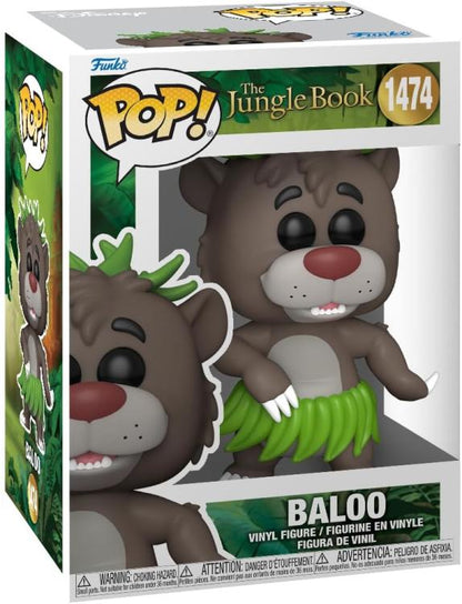 Funko Pop! The Jungle Book (1474) Baloo Figur Vinyl 9cm Das Dschungelbuch