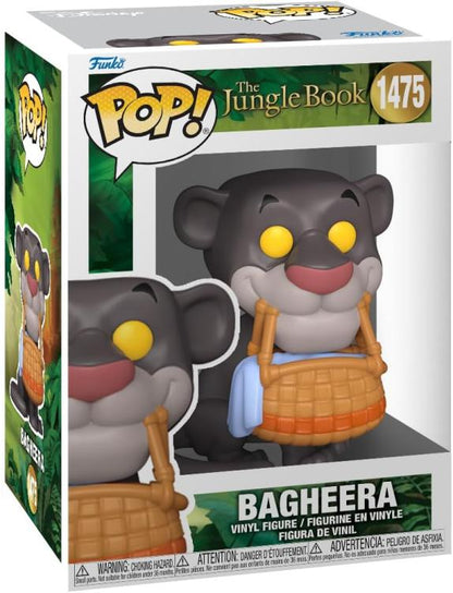 Funko Pop ! The Jungle Book (1475) Bagheera W/Basket Das Dschungelbuch