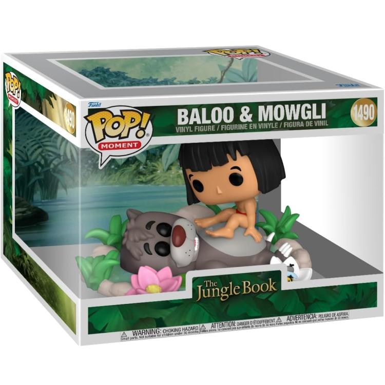 Funko Pop! Moments Disney Das Dschungelbuch – (1490) Baloo & Mogli Figur