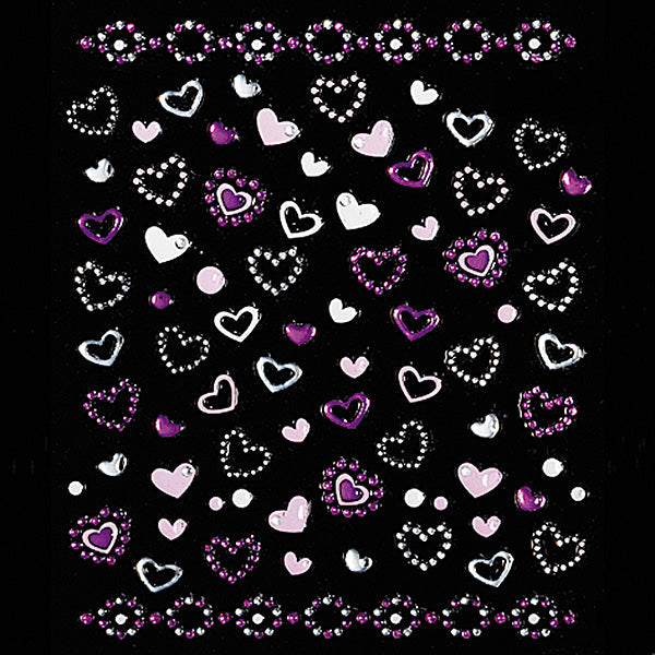 PEGGY SAGE DECORAZIONIADESIVE PER LE UNGHIE PINK LINE