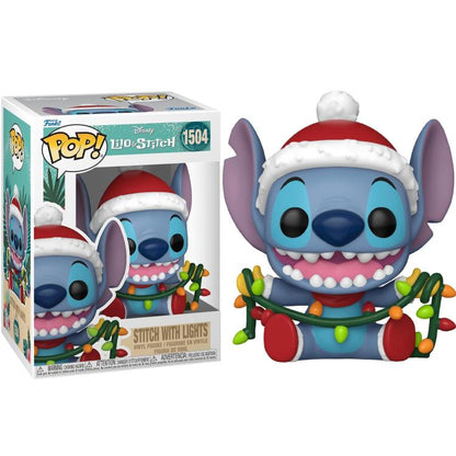 Funko Pop! Disney Lilo & Stitch Holiday - (1504) Stitch W/ Light Christmas 9Cm