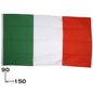 ITALIAN FLAG WITH LOOP FOR TRICOLOR NATIONAL ITALIAN FLAGPOLE LARGE 150X90 cm