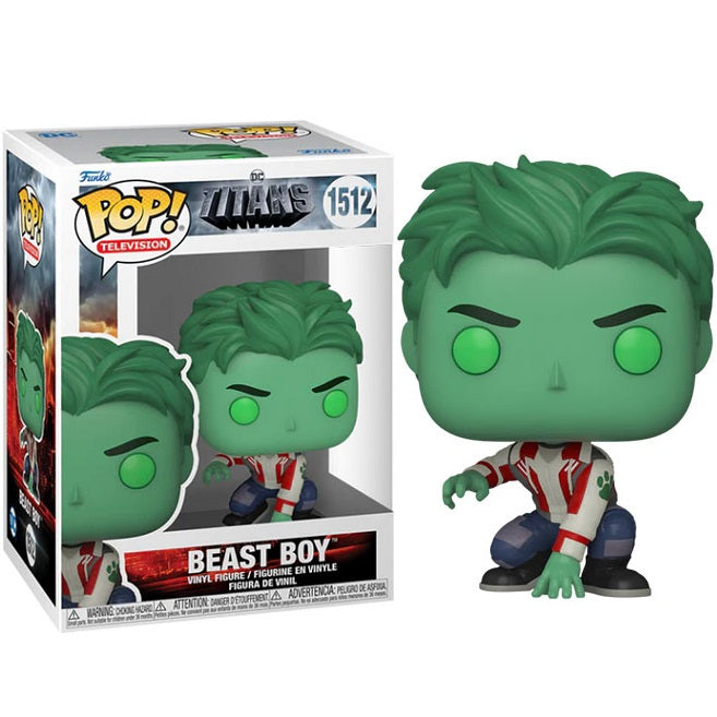 Funko Pop! Television DC Titans - (1512) Beast Boy Vinyl Figure 9Cm Statua