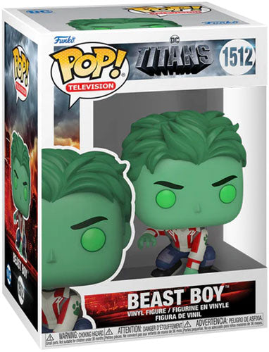 Funko Pop! Television DC Titans - (1512) Beast Boy Vinyl Figure 9Cm Statua