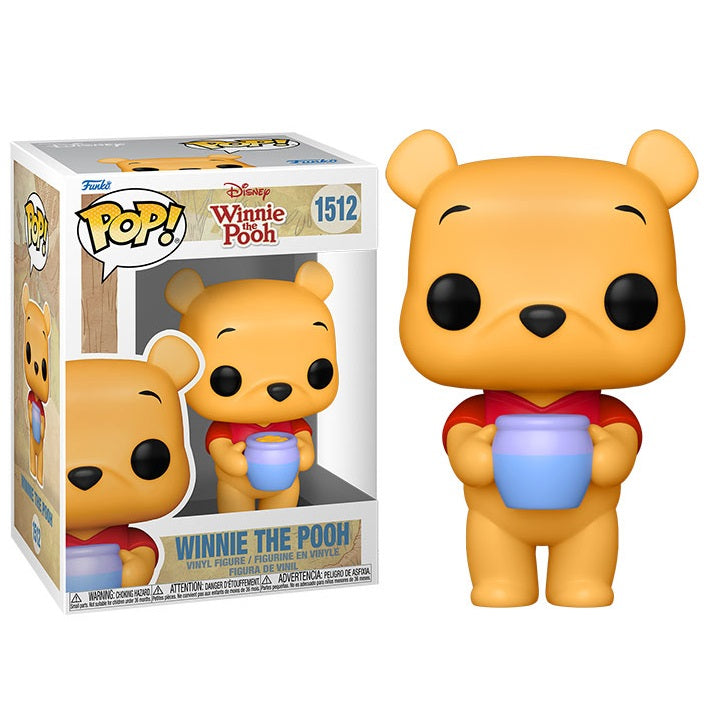 Funko Pop! Disney Winnie Puuh (1512) Winnie Puuh mit Honigtopf Figur 9 cm