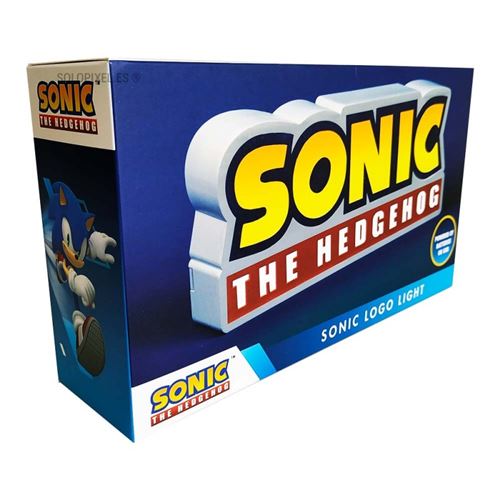 Fizz Lampe Sonic The Hedgehog Logo Licht Nachttischlampe Schreibtischlampe