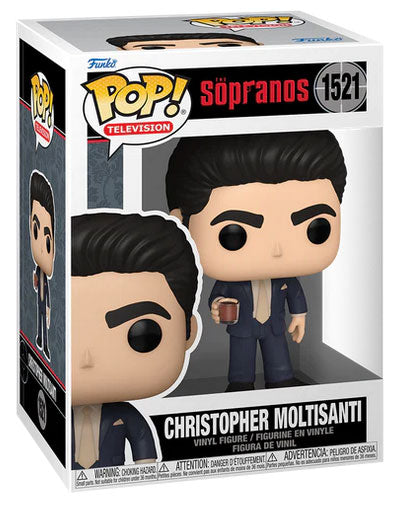 Funko Pop! Television Die Sopranos (1521) Christopher Moltisanti mit Getränk Figur
