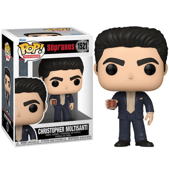Funko Pop! Television Die Sopranos (1521) Christopher Moltisanti mit Getränk Figur