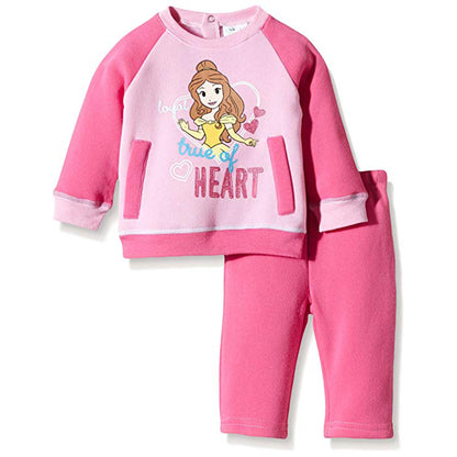 Pigiama invernale Disney Principesse maniche lunghe bambina ufficiale 1533