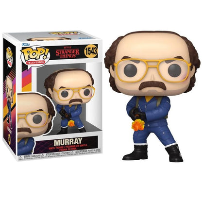 Funko Pop! Television Netflix Stranger Things - (1543) Murray w/Flamethrower