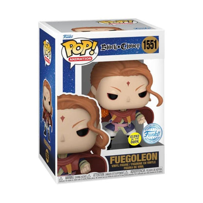 Funko Pop! Animation – Black Clover – (1551) Fuegoleon Glows Special Edition