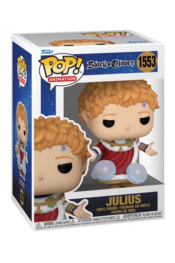 Funko Pop ! Animation Black Clover (1553) Julius Vinyl Figur 9cm Vorbestellung