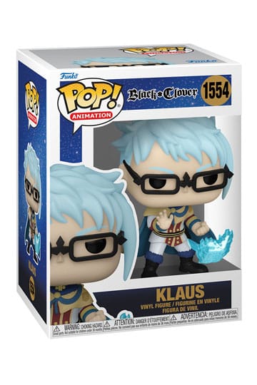 Funko Pop ! Animation Black Clover (1554) Klaus Vinyl Figure 9Cm Preoder