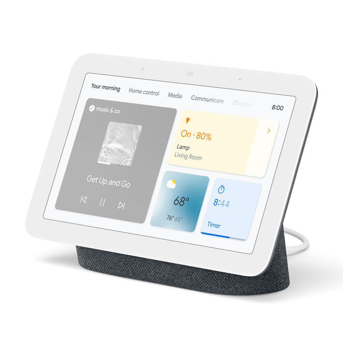 Google Nest Hub 2 Grigio Charcoal Speaker Assistente Vocale Domotica Smart Home