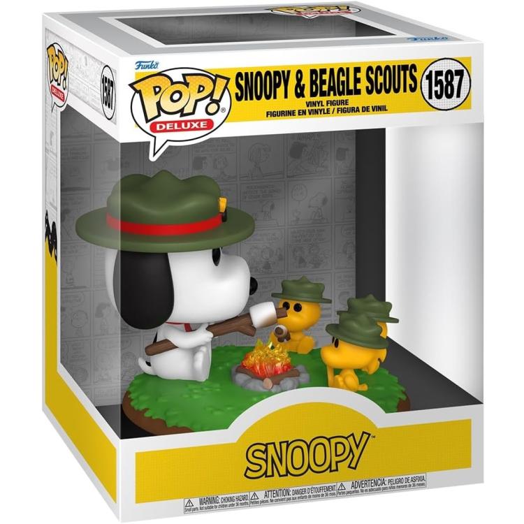Funko Pop! Television Deluxe - (1587) Snoopy & Beagle Scouts Vinylfigur 15cm