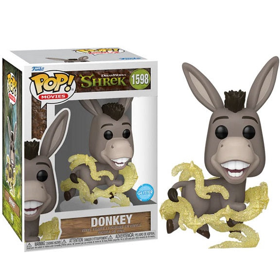 Funko Pop! Movies Shrek 30th - (1598) Donkey Glitter (Esel) Figur 9cm