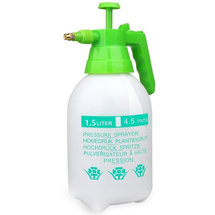 Spruzzatore A Pressione Graduato 1,5L Pompa Acqua Nebulizzatore Piante Giardino