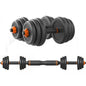 Adjustable Dumbbell Barbell Weight Set for Gym - 15kg