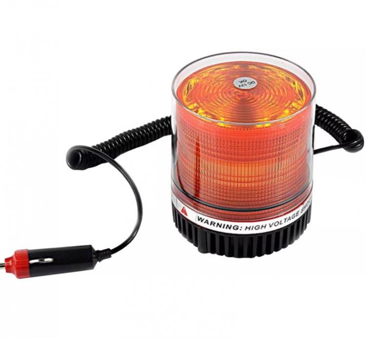 LED-Rundumleuchte 30 LED Warnleuchte Rotator Magnetfuß Auto 12V