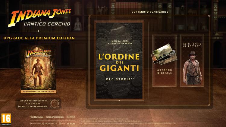 Indiana Jones und der Große Kreis Premium Edition Xbox Serie X Spiel Italienisch Neu