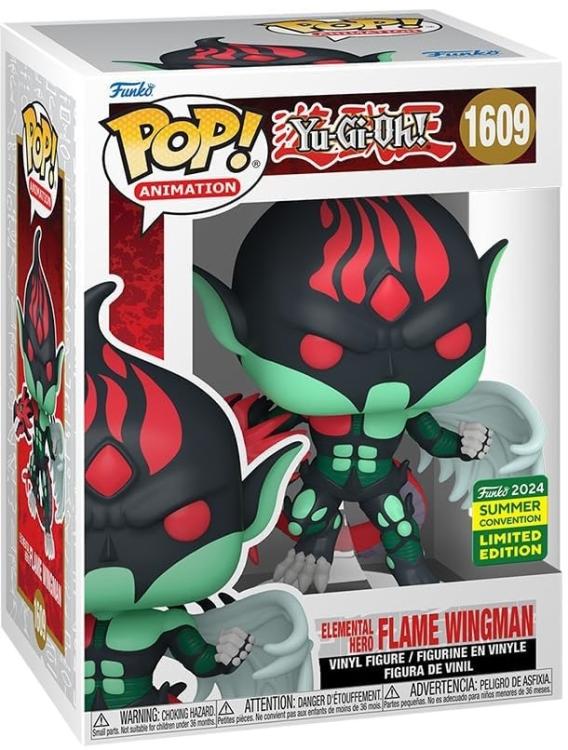 Funko Pop! Animation Yu-Gi-Oh (1609) Elemental Hero Flame Wingman Limited