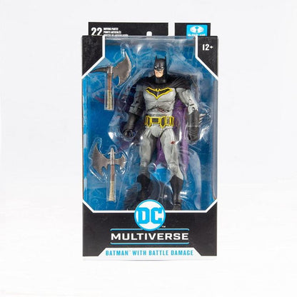DC MULTIVERSE BATMAN BATTLE DAMAGE DARK NIGHT METAL McFARLANE STATUE FIGUR 18cm