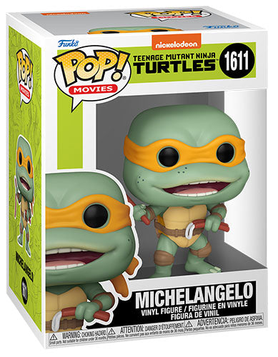 Funko Pop ! Movies Tartarughe Ninja (1611) Michelangelo Sausage Nunchucks  Tmnt