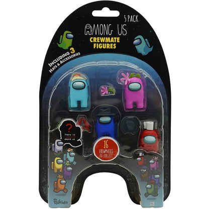 AMONG US CREWMATE FIGURES 5 PACK TOIKIDO PMI LTD KIDS TOYS - WHO IS THE IMPOSTOR?