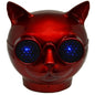 AKAI | BLUETOOTH SPEAKER AUX USB PORTABLE LED DOG/CAT CHROME BILLY RED