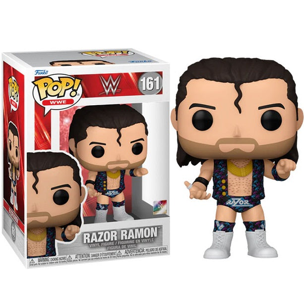 Funko Pop! WWE – (161) Razor Ramon Wrestling Vinyl Figur 9 cm zum Sammeln