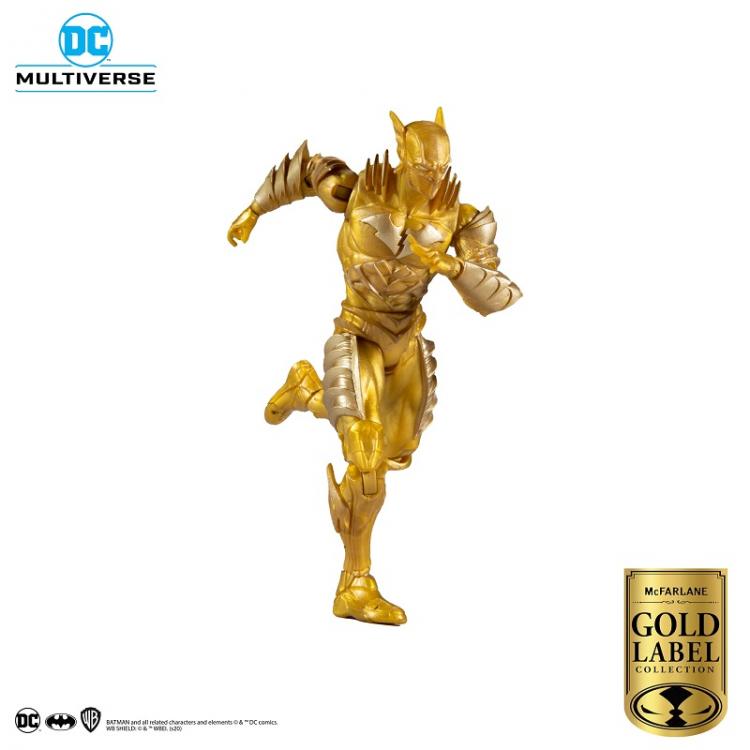 DC MULTIVERSE THE FLASH HEART -52 DARK - GOLD LABEL STATUE FIGUR McFARLANE 18cm