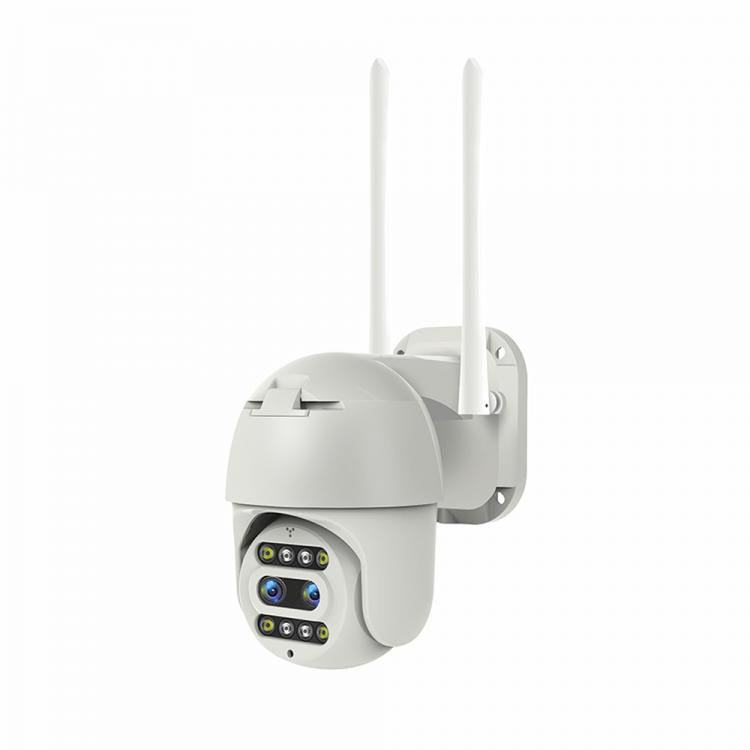 Telecamera Ptz Ip Wifi Zoom 10X Videosorveglianza Led Visione Notturna A Colori