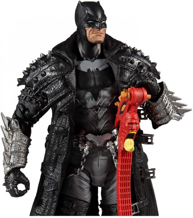 DC MULTIVERSE BATMAN DARK NIGHTS DEATH METAL DARKFATHER STATUE FIGURE BUILD 18cm
