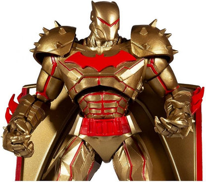 DC MULTIVERSE BATMAN HELLBAT SUIT GOLD EDIT. McFARLANE STATUE ACTIONFIGUR 18cm