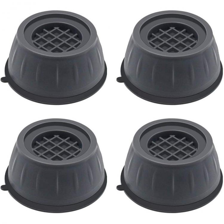 4 Fuß Waschmaschine Anti-Vibrations-Geräuschstoßfeste Füße Trockner Gummiunterlage