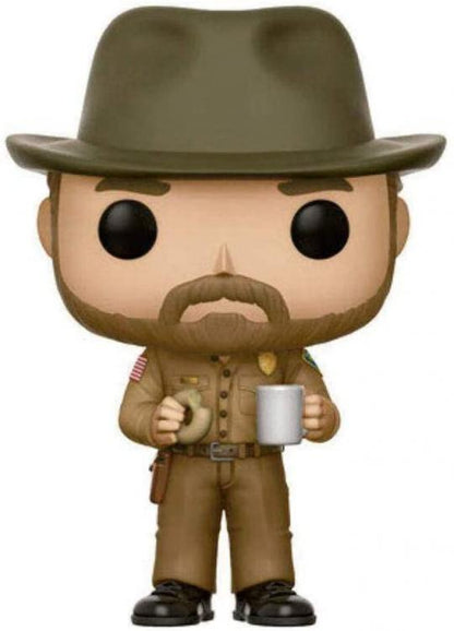 Funko Pop ! Television Stranger Things - Hopper (512)  Vinyl Figure 9Cm Hooper