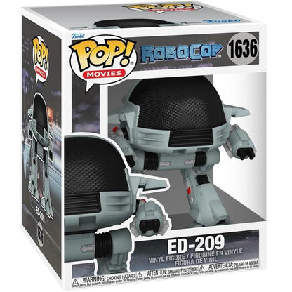 Funko Pop! Movies Robocop Metallic (1636) Ed-209 Vinyl-Figur 25cm Sammlung