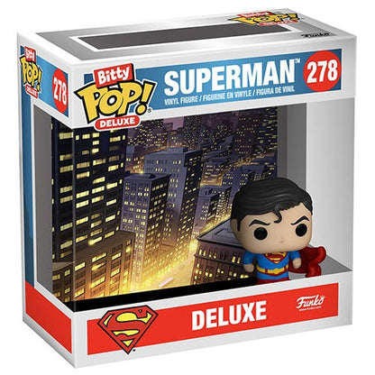Funko Bitty Pop! DC Deluxe Superman (278) - Vinyl Figure Collectible Statue