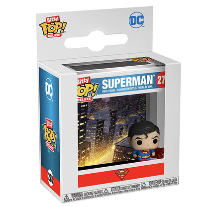 Funko Bitty Pop! DC Deluxe Superman (278) - Vinyl Figure Collectible Statue