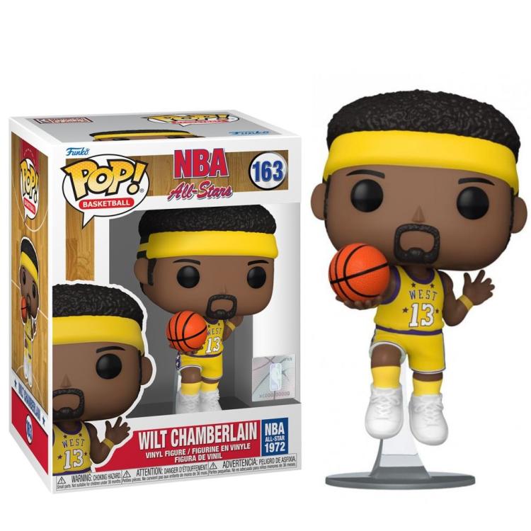 Funko Pop ! Basketball Nba All Stars - (163) Wilt Chamberlain (1973) Figure 9Cm