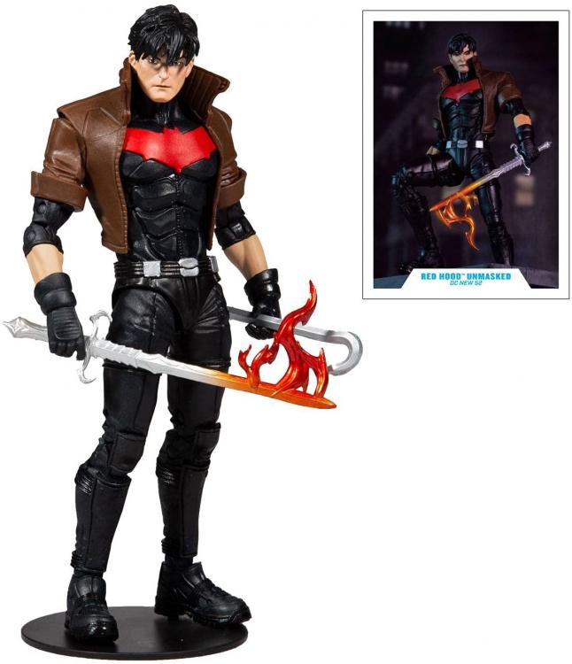 DC MULTIVERSE RED HOOD UNMASKED GOLD LABEL STATUE FIGUR BATMAN McFARLANE 18cm